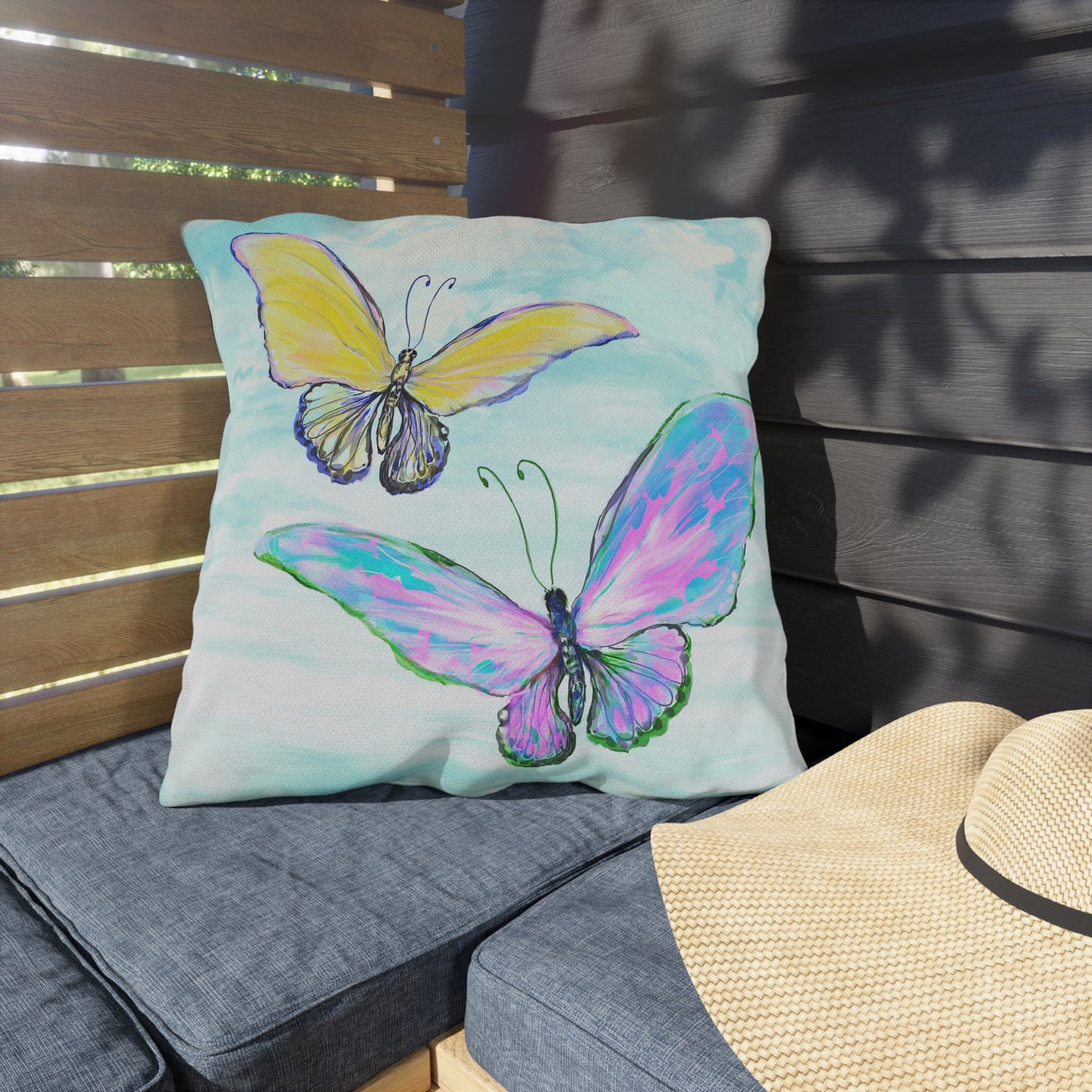 Outdoor Pillows Butterfly Flutter