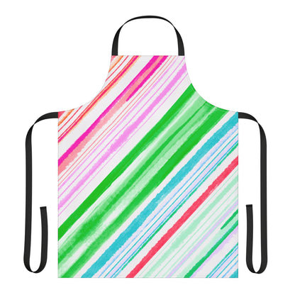 Aprons Watercolor Diagonal Stripes