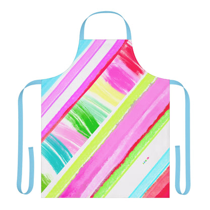 Aprons Watercolor Diagonal Stripes