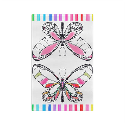 Flutterstripe Microfiber Tea Towel