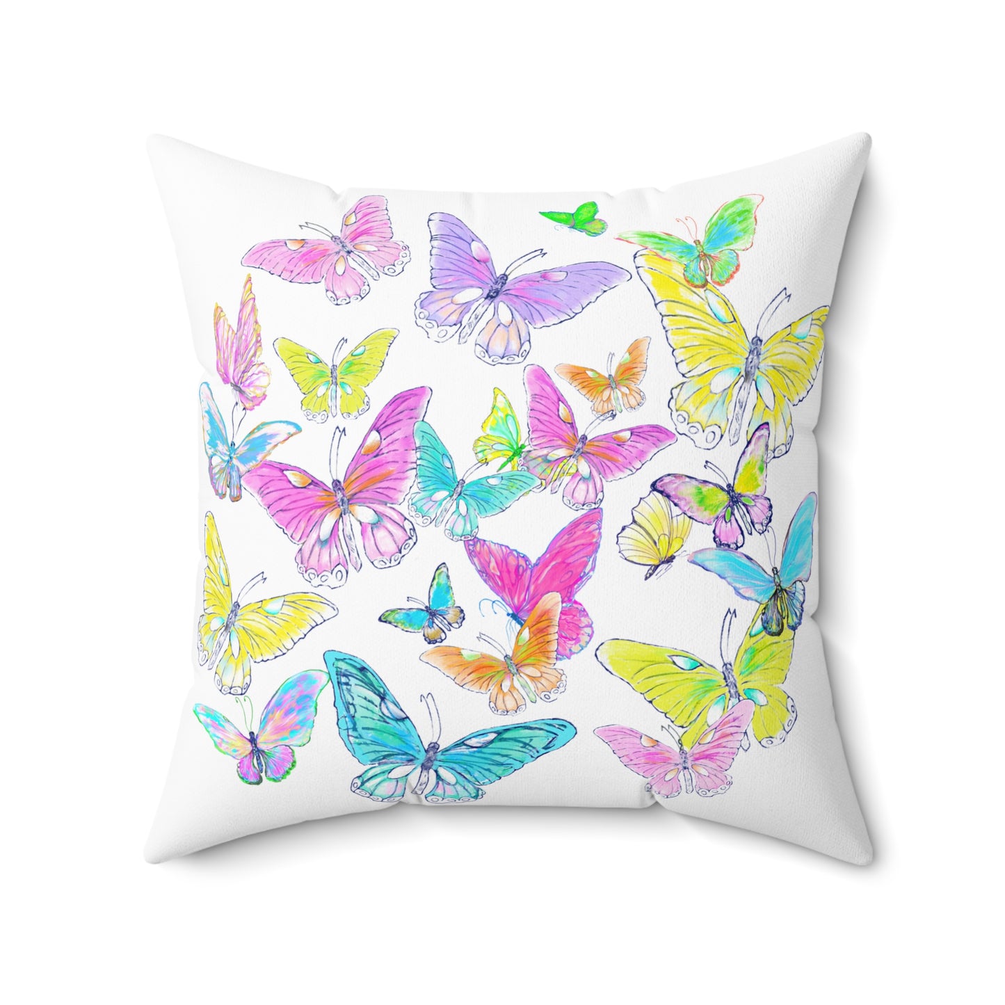 Pillows Dancing Tulips & Butterflies