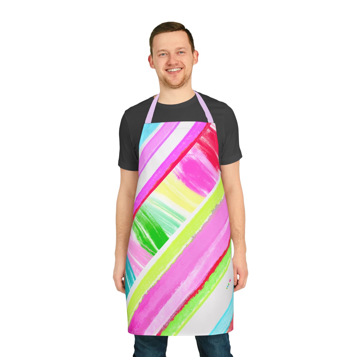 Aprons Watercolor Diagonal Stripes