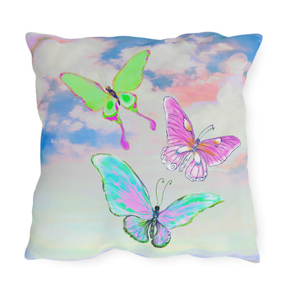Outdoor Pillows Fluttering Butterflies B