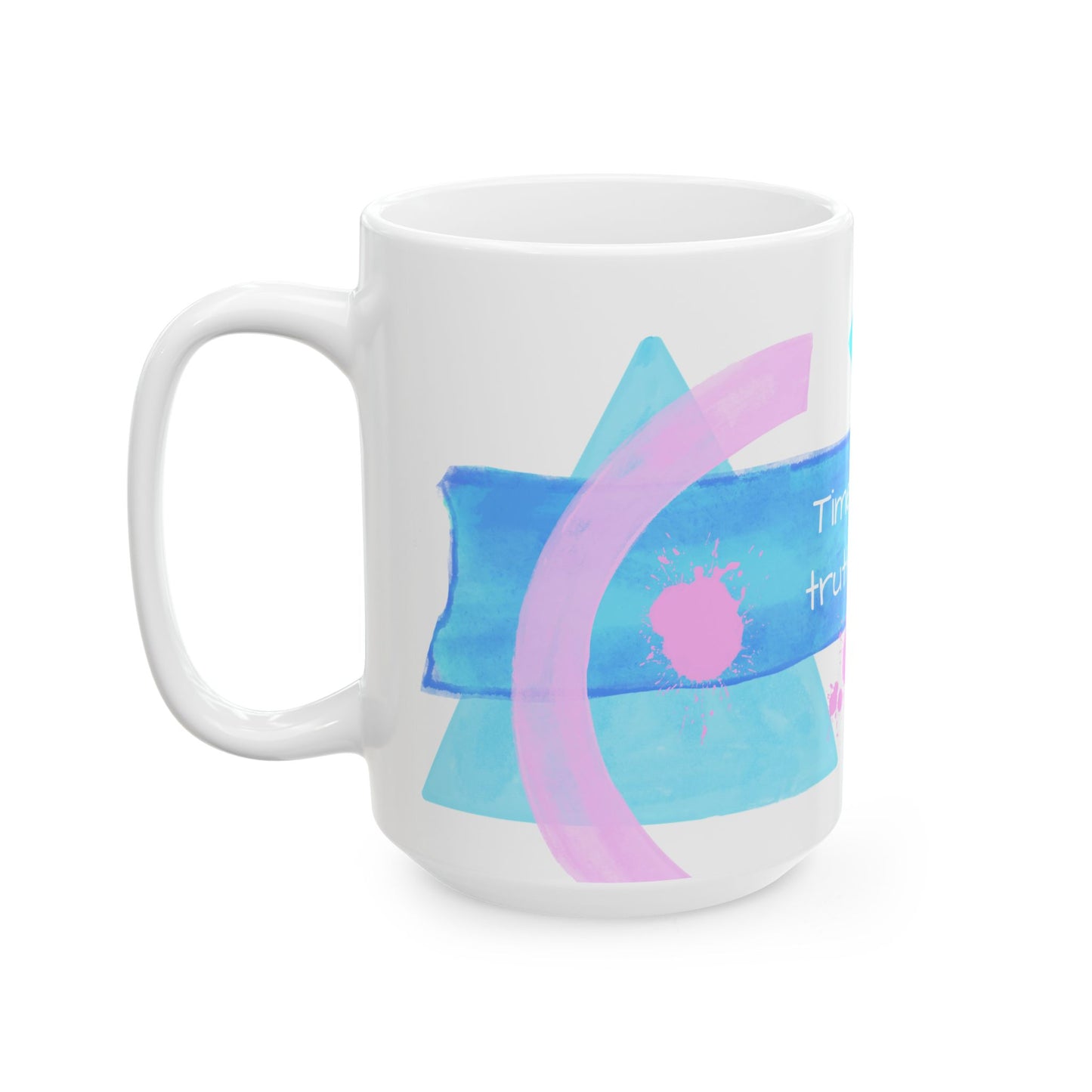 Pattern Play Mug "Time fades..."