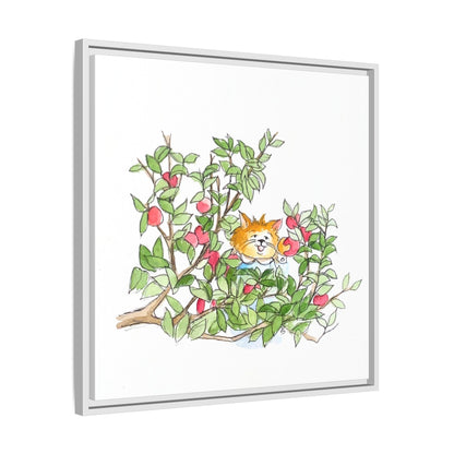 Kitty Fun Matte Canvas Framed