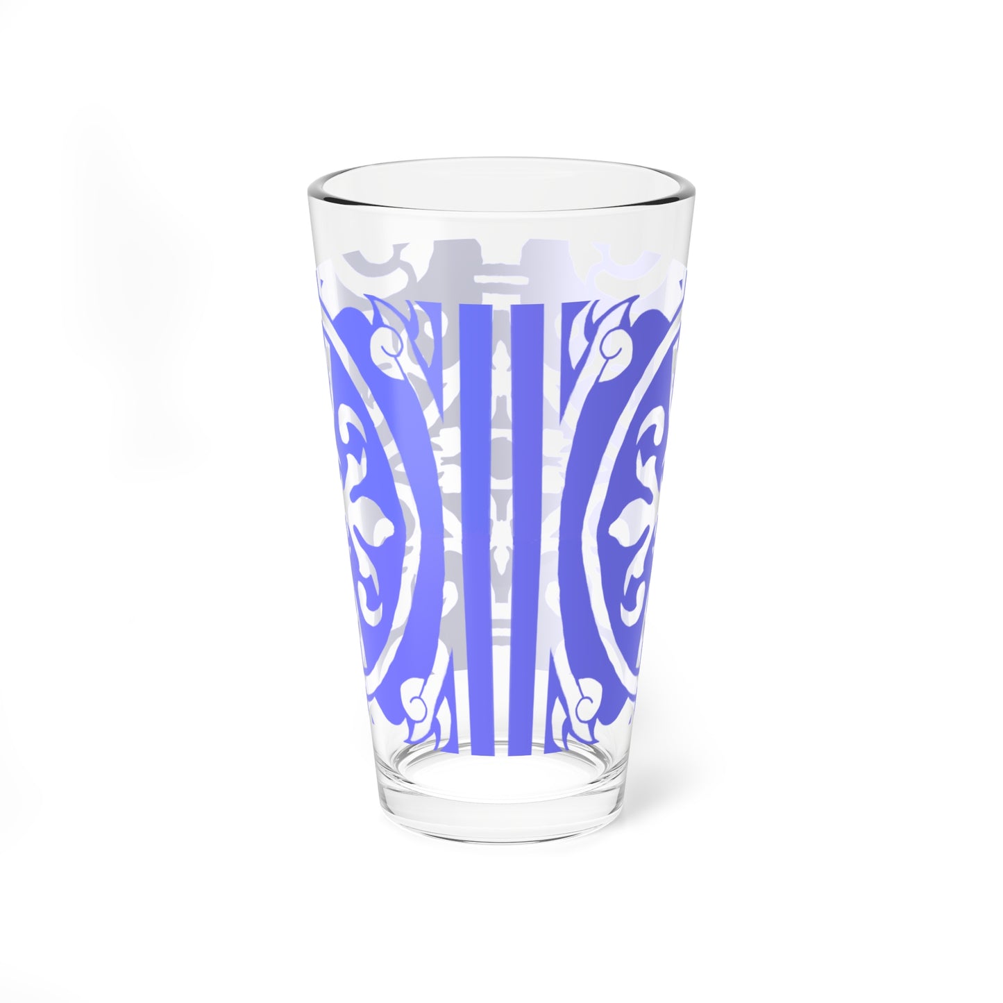 Mixing Glass, 16oz Scrollwork Art