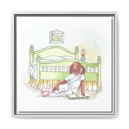 Dogi Fun Matte Canvas Framed