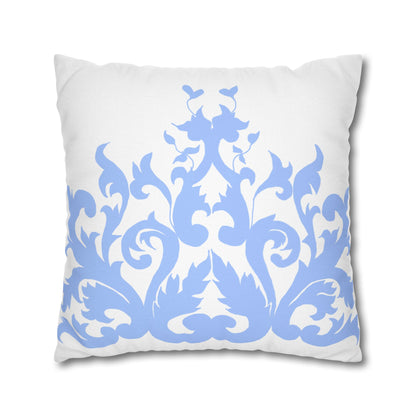 Blue and White Porcelain Square Pillowcase
