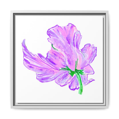 Dancing Tulips Matte Canvas, Framed (Multi-color) Lilac