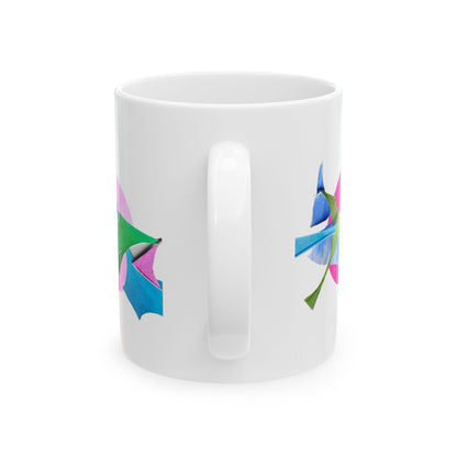 Pattern Play Mug Fuchsia Red Pink