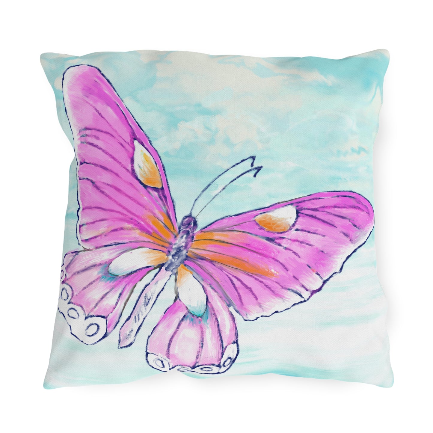 Outdoor Pillows Butterfly Flutter