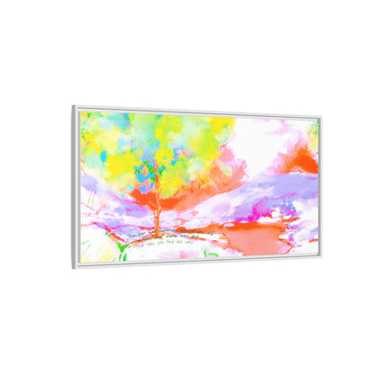 Inspirational Landscapes  Matte Canvas, Framed (Multi-color) Mark Twain Quote