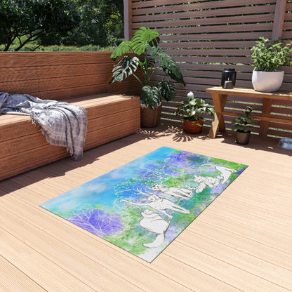 Rugs Indoor/Outdoor Whispers in Blue
