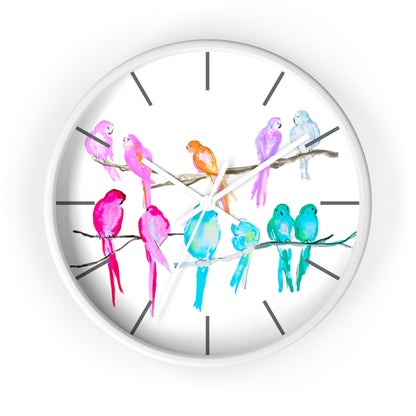 Jolly Birds Wall Clock, Multi-Color
