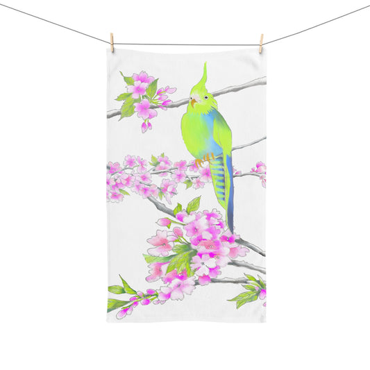 Hand Towels Cherry Chirp