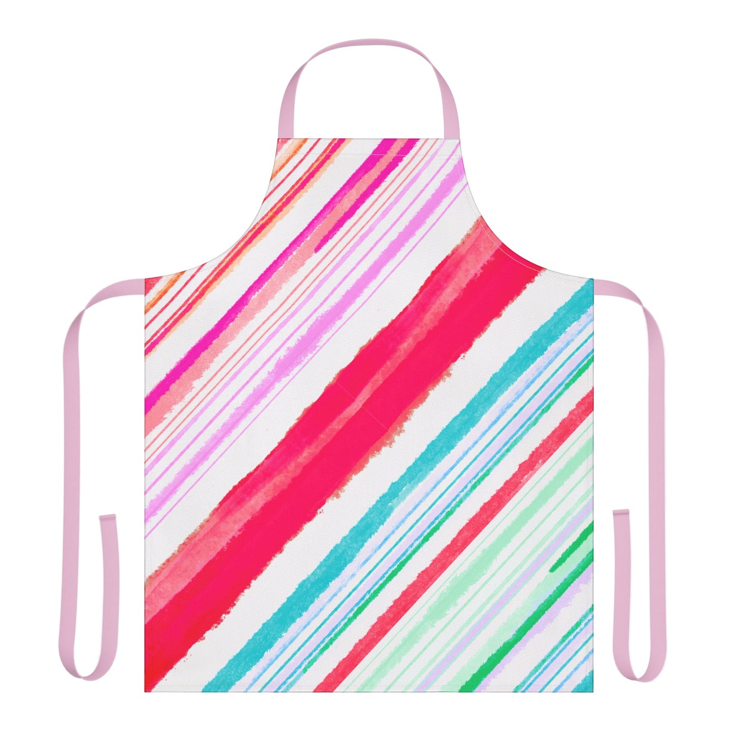 Aprons Watercolor Diagonal Stripes