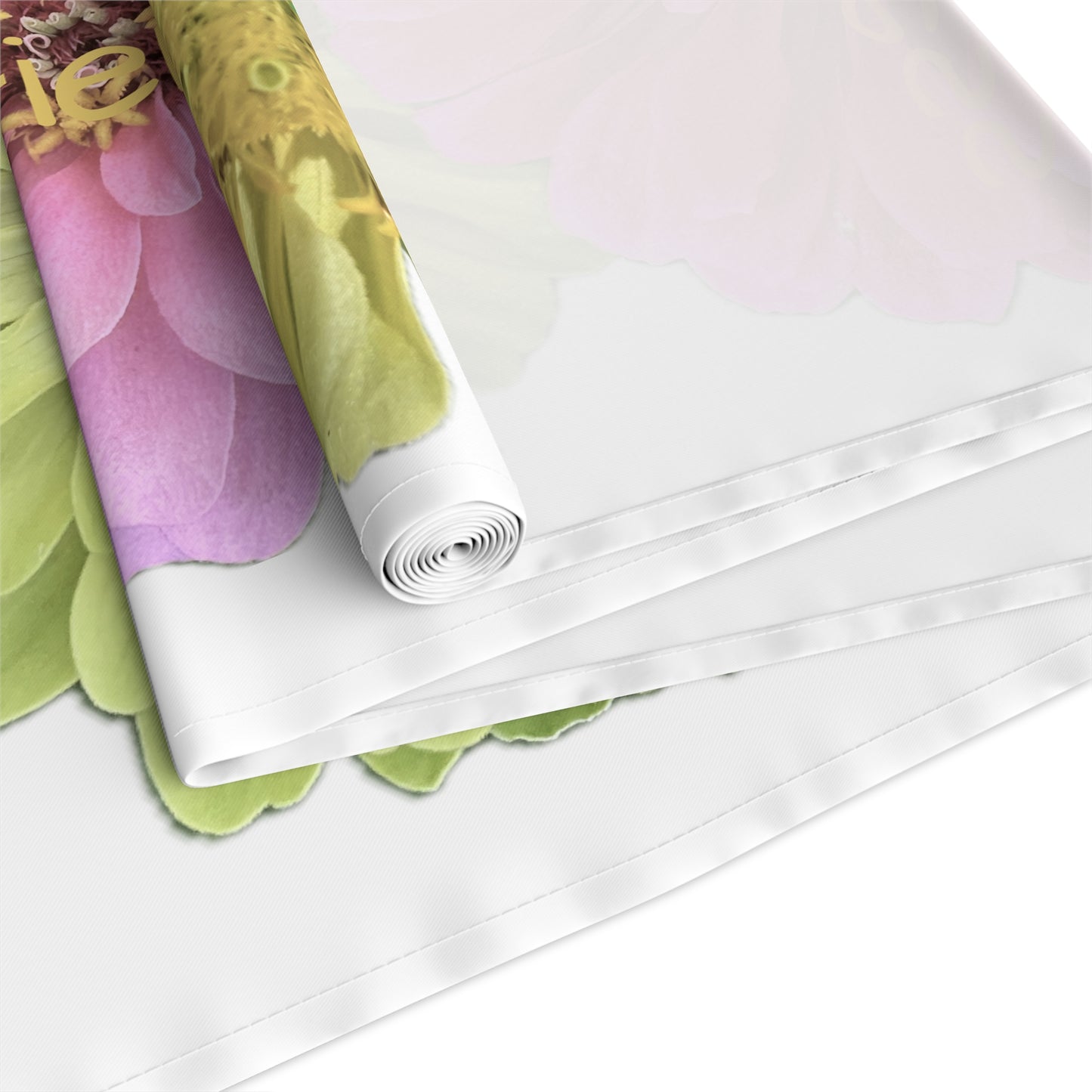 Table Runner Zinnia Fun Cotton or Poly
