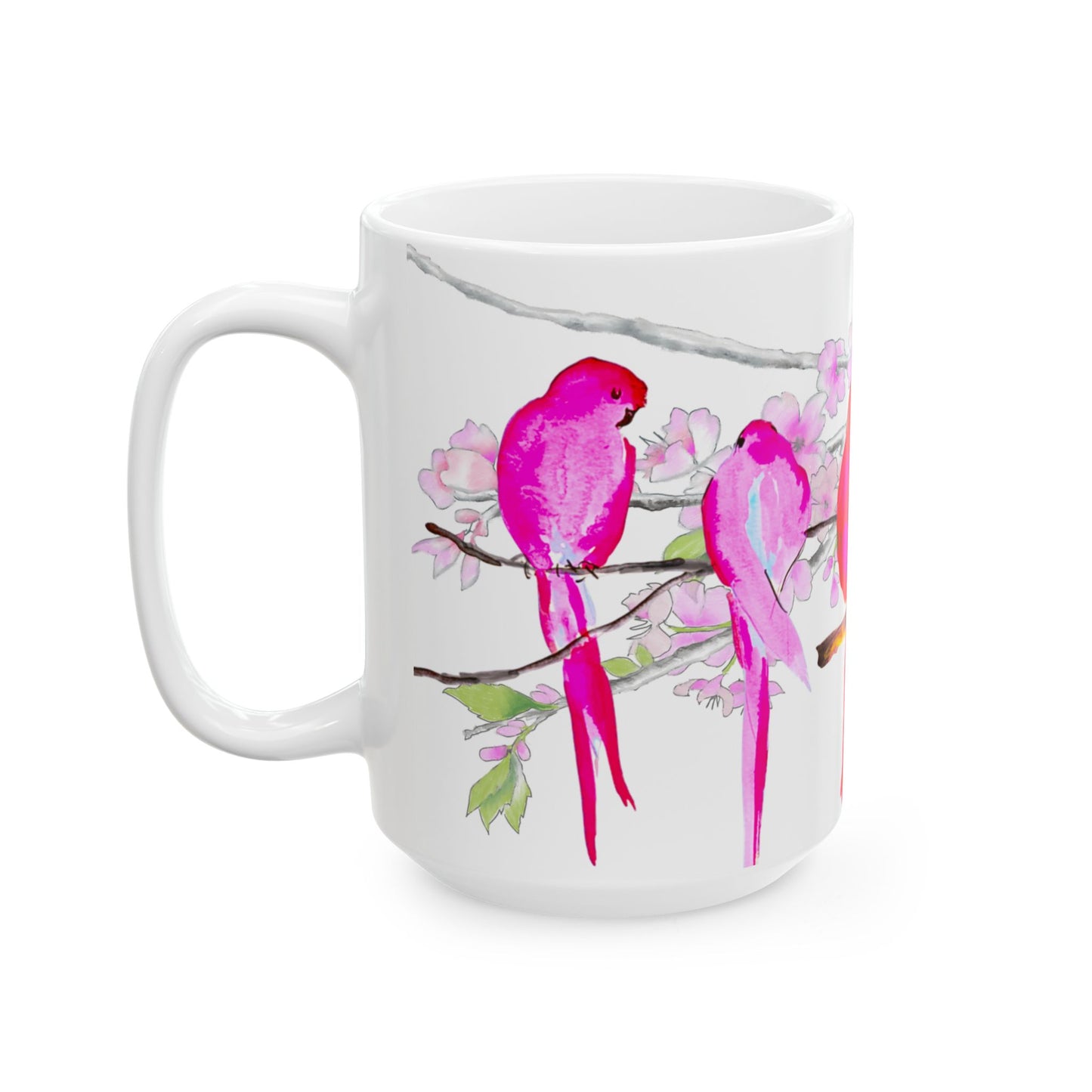 Mugs Blossoms & Birds