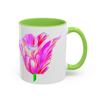 Vibrant Tulips Mugs
