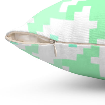 Hounds Tooth Fun Pillow Green