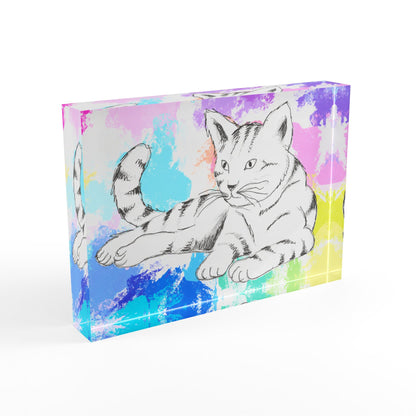 Kitty Fun Acrylic Block
