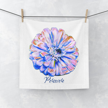 Zinnia Face Towel Persevere