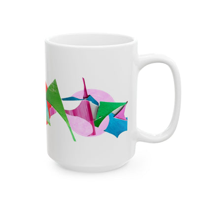 Pattern Play Mug Fuchsia Red Pink