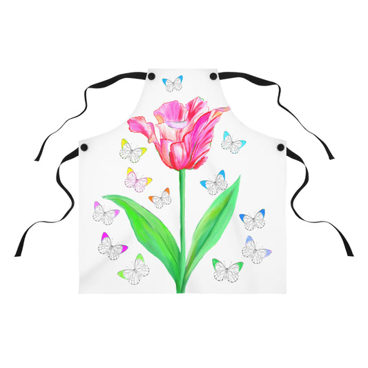 Vibrant Tulips Apron