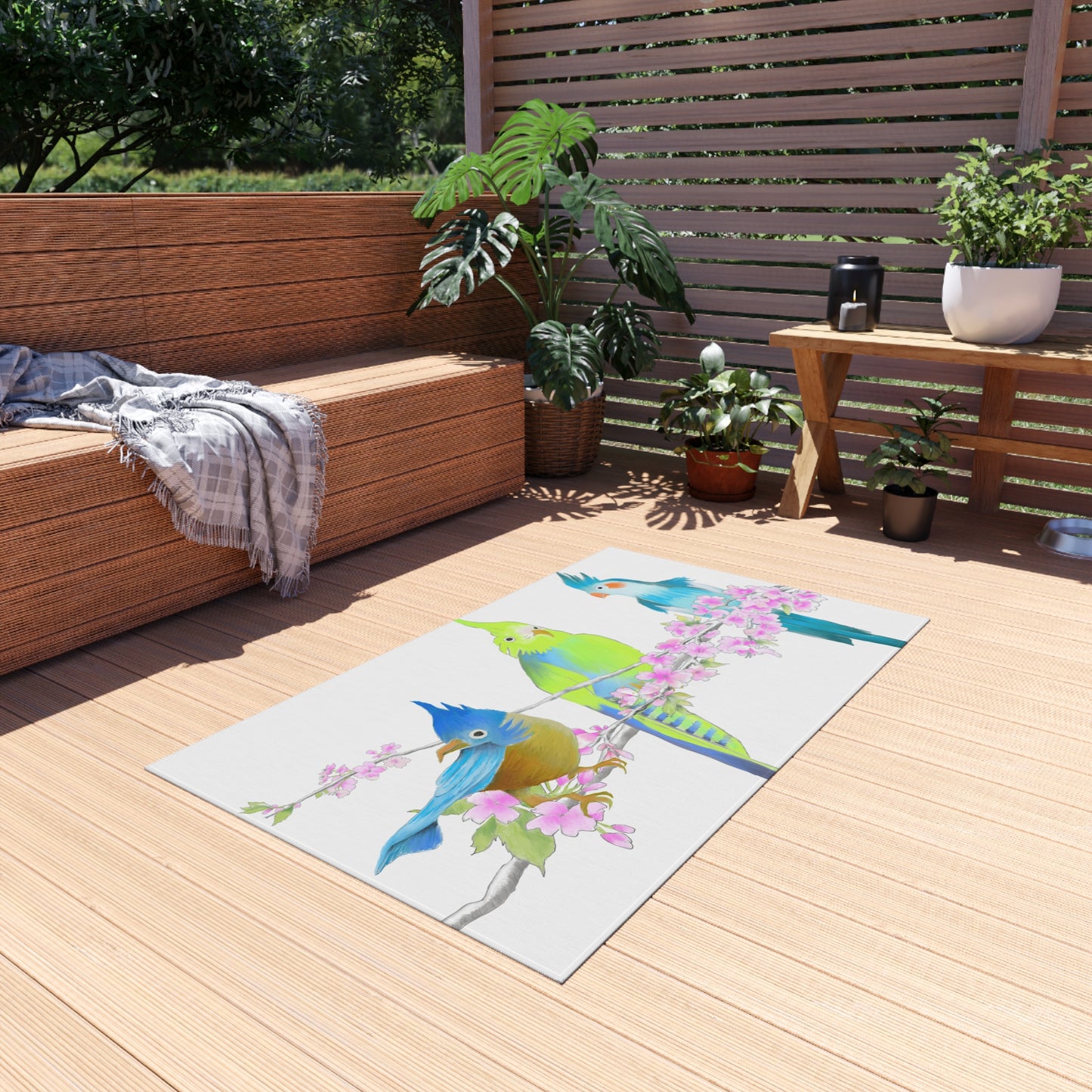 Cherry Chirp Indoor/Outdoor Rug