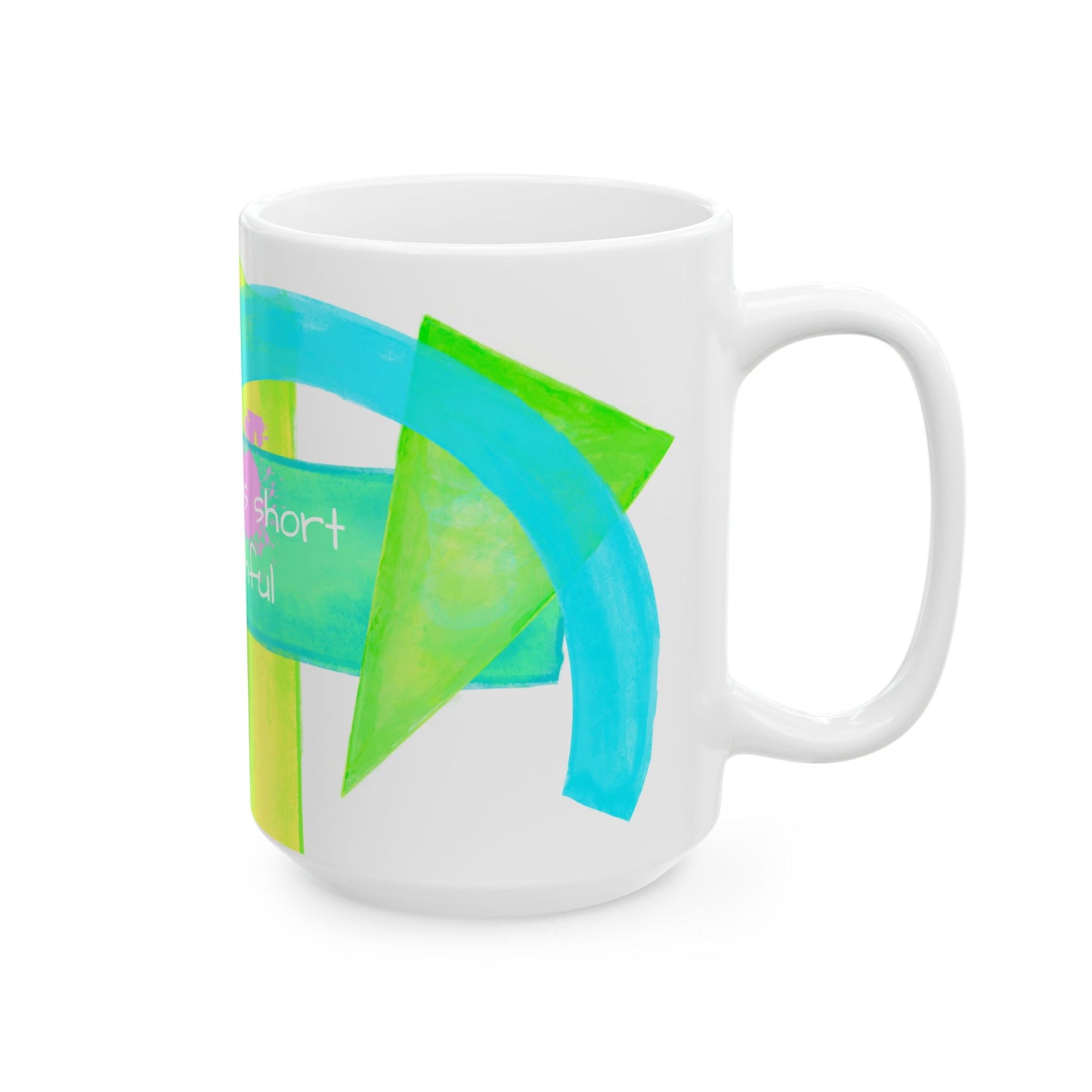 Pattern Play Mug "The hour is short..."