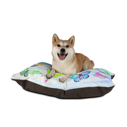 Dogi Butterfly Flutter Pet Bed Colorful Butterflies Blue Sky