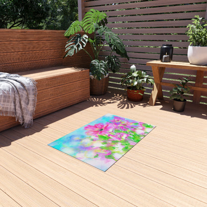 Rugs Indoor/Outdoor Abstract Garden Delight