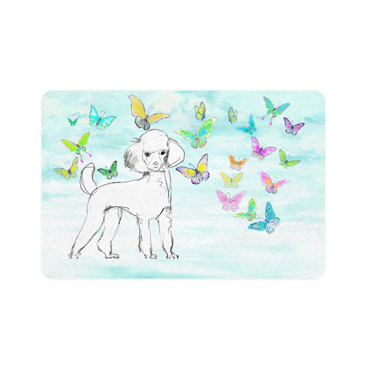Dogi Butterfly Flutter Pet Food Mat Poodle