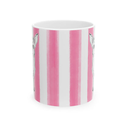 Dogi Fun with Pink Stripes