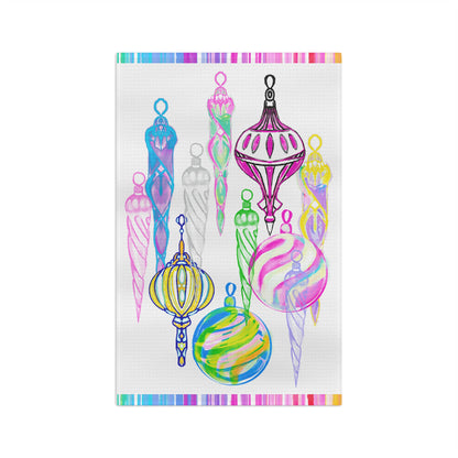 Dish Towels Microfiber Christmas Watercolor Joy
