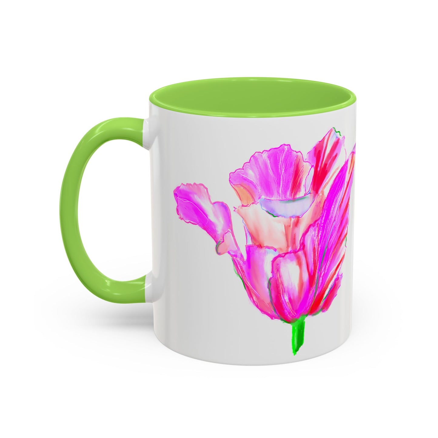 Vibrant Tulips Mugs