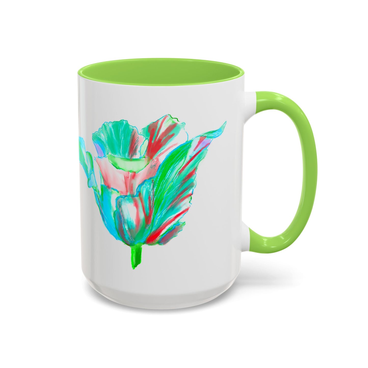 Vibrant Tulips Mugs