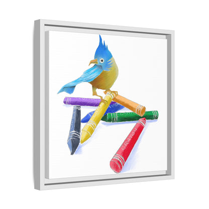 Jolly Birds Matte Canvas Framed