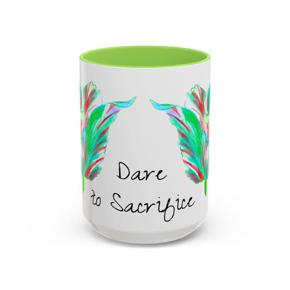 Vibrant Tulips Mugs  “Dare to Sacrifice”