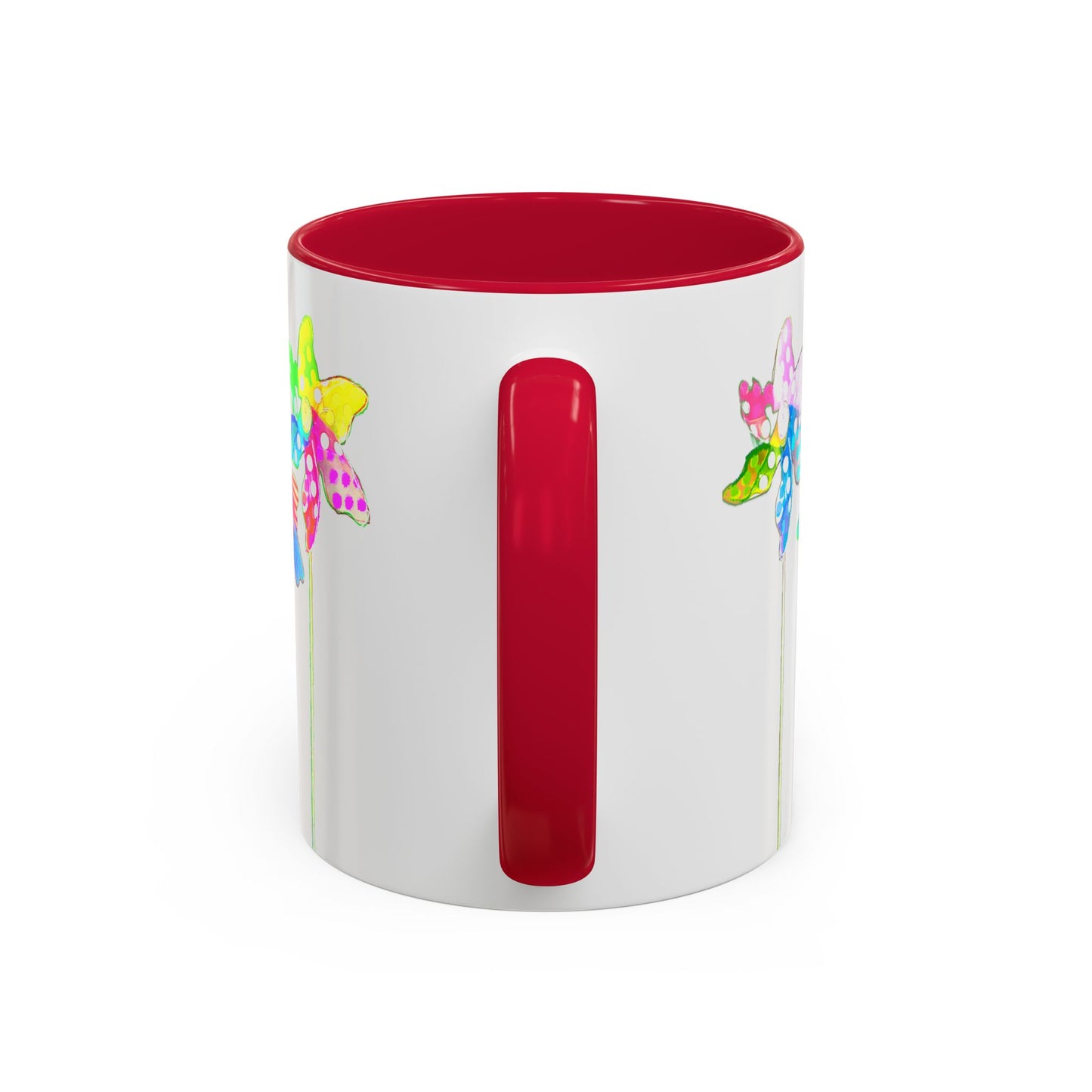 Pinwheels Mug Red