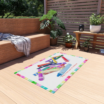 Pattern Play Indoor/Outdoor Rug Play is the work of childhood