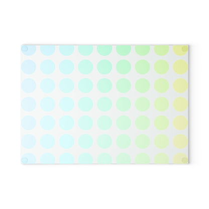 Glass Cutting Boards Polka Dots