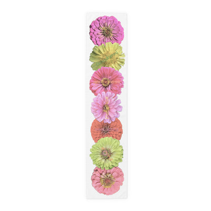 Table Runner Zinnia Fun Cotton or Poly