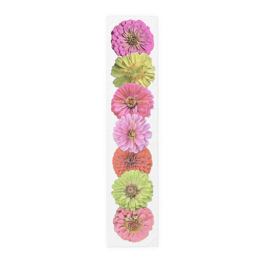 Table Runner Zinnia Fun Cotton or Poly