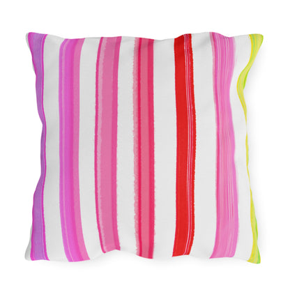 Outdoor Pillows Watercolor Stripes