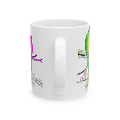 Blossoms & Birds Ceramic Mugs