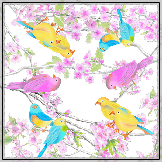 Cherry Chirp Tablecloth