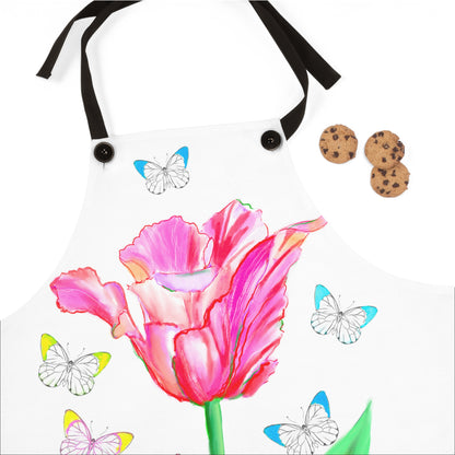 Vibrant Tulips Apron