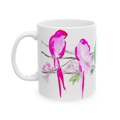 Blossoms & Birds Ceramic Mugs