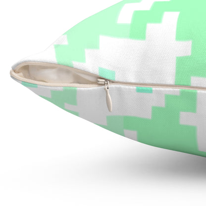 Hounds Tooth Fun Pillow Green
